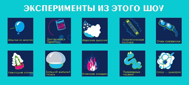 Эксперименты из этого шоу