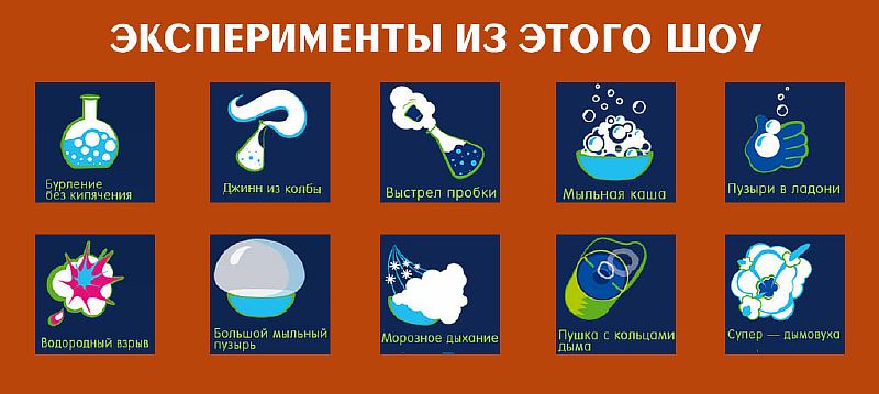 Эксперименты из этого шоу