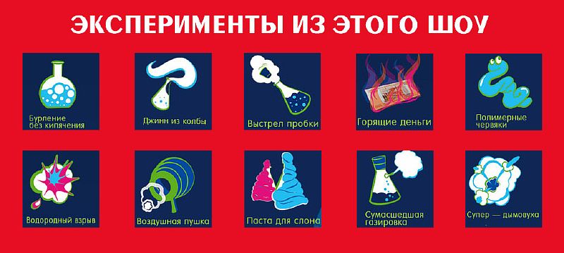 Эксперименты из этого шоу